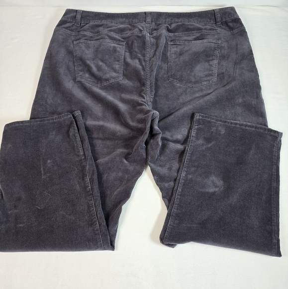 Talbots Heritage womens_corduroy 5 pocket jeans size 22WP in brown - Picture 4 of 14